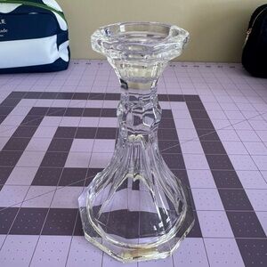 Elegant Fostoria Crystal Candle Holder